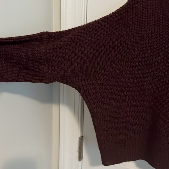 Charlotte Russe Purple Oversized Crop Sweater🌟 - Picture 8 of 8